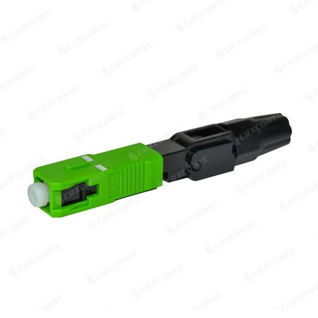 sc apc fast connector for drop cable